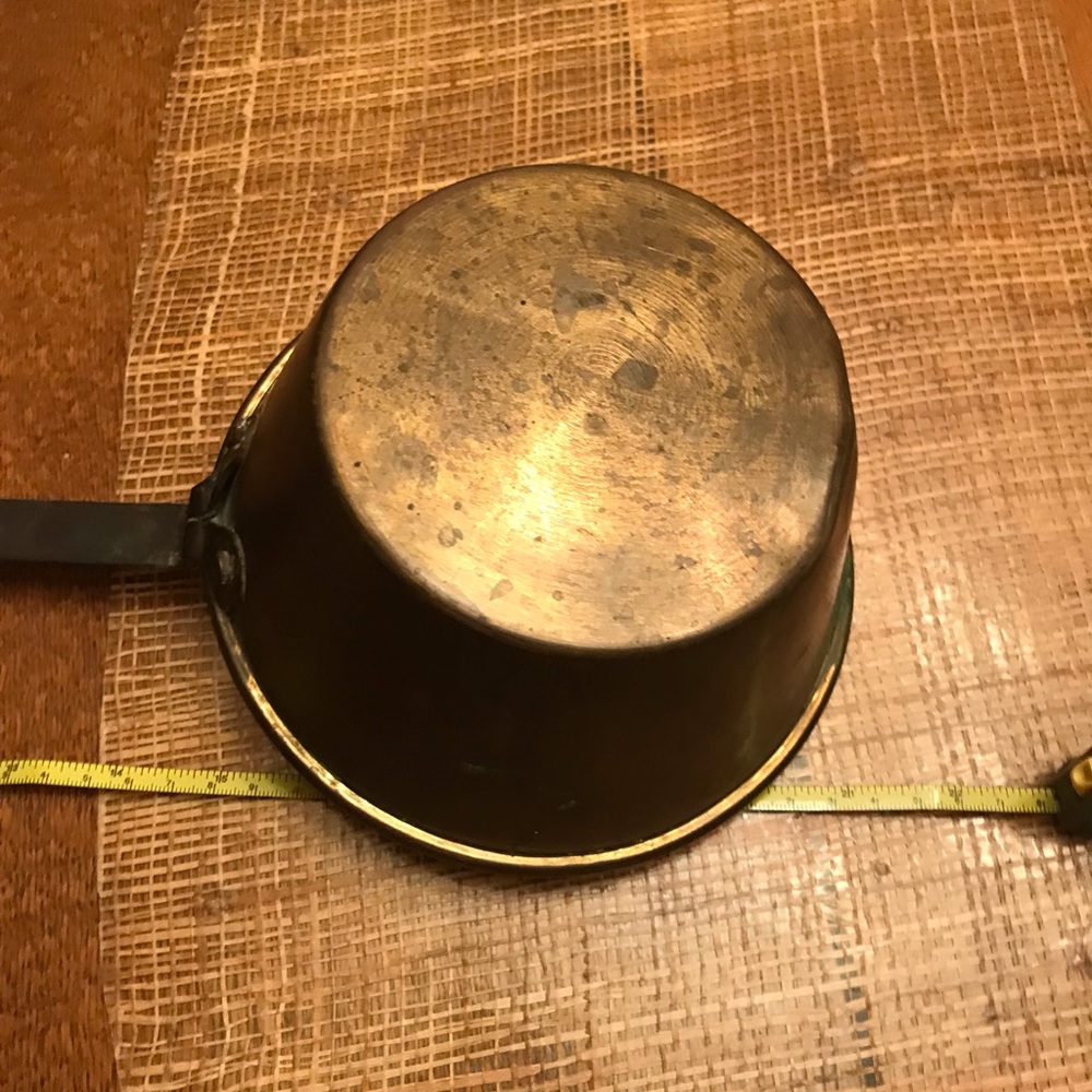 VINTAGE LATE 1800s BRASS AND IRON LADLE KITCHEN DECOR - Picture 6 of 16